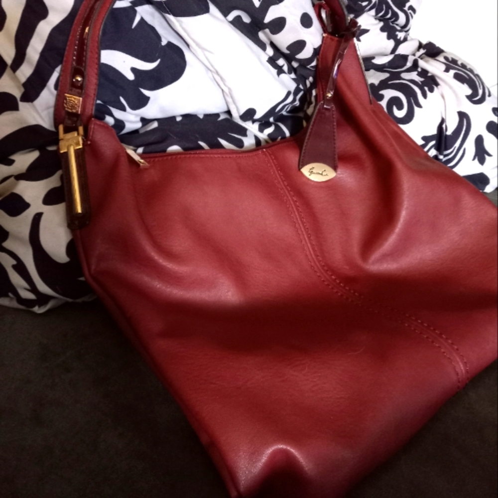 Gussaci Leather Hobo Bag